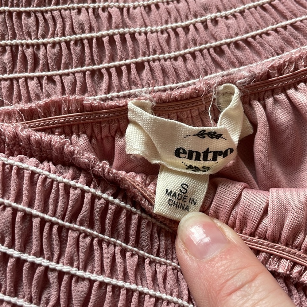 Dusty Rose Pink Top - Picture 2 of 4
